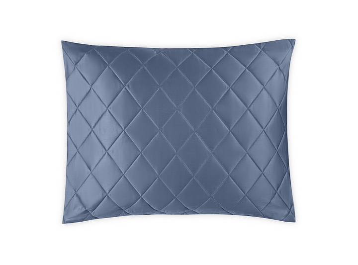 Matouk Nocturne Quilt Steel Blue