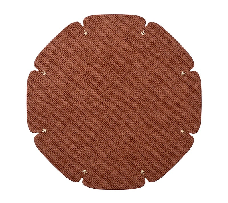 Divot Placemat in Brown