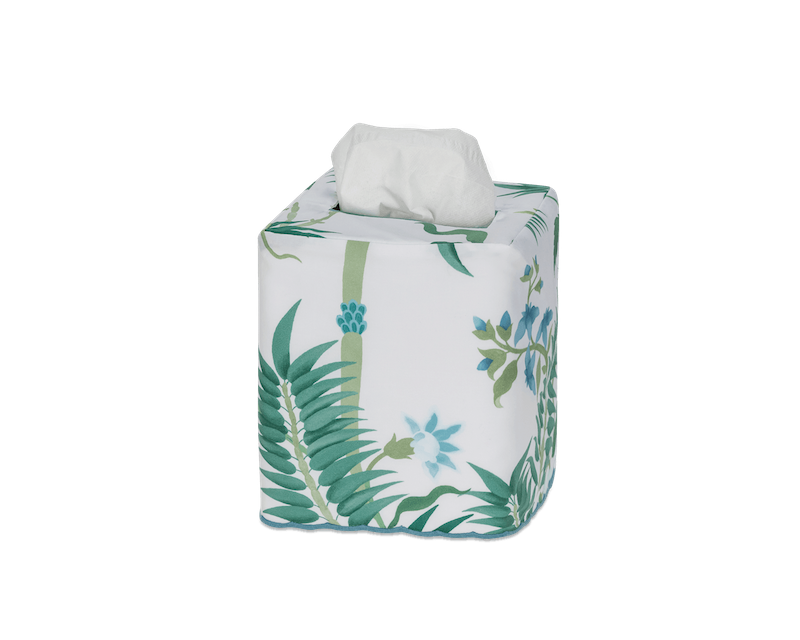 Matouk Schumacher Palmyra Tissue Box Cover