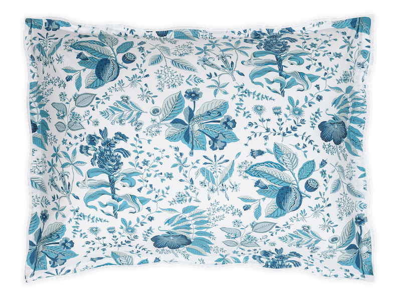 Matouk Schumacher Pomegranate Prussian Blue