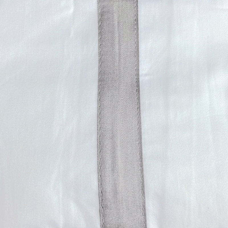 Ready-to-Bed 2.0 Cotton & Trim Duvet and Shams Silver