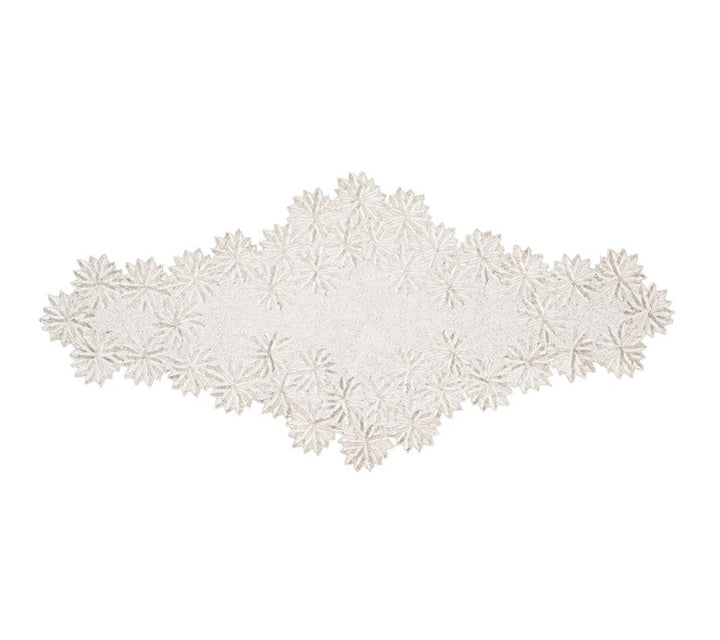 Winter Lace Runner in Silver & Crystal