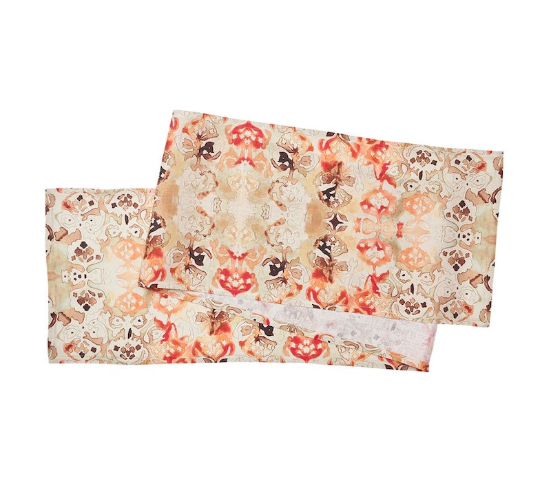Giverny Runner in Natural & Brown