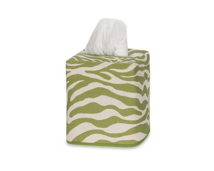 Matouk Schumacher Regine Tissue Box Cover Grass
