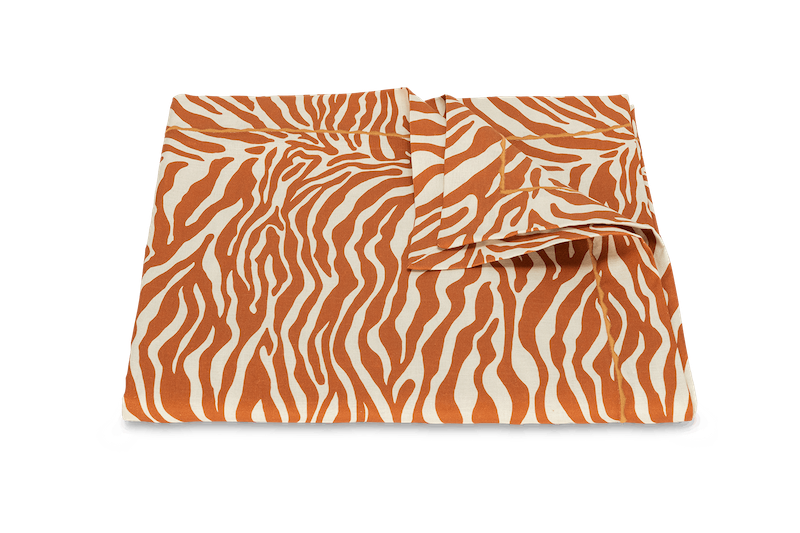 Matouk Schumacher Regine Table Linens Persimmon