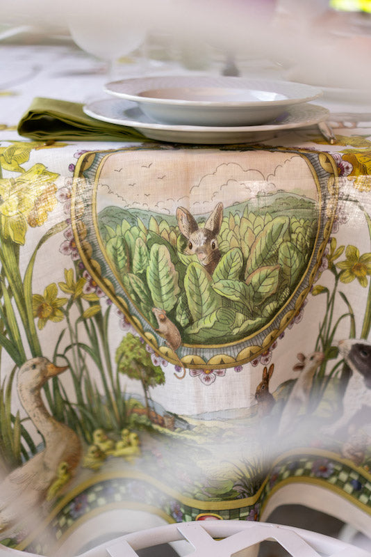 Bunny Garden Table Linens