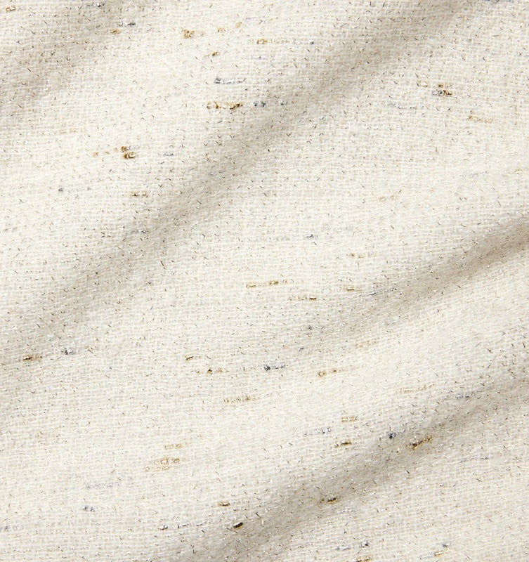 Mercurio Throw Ivory and Gold