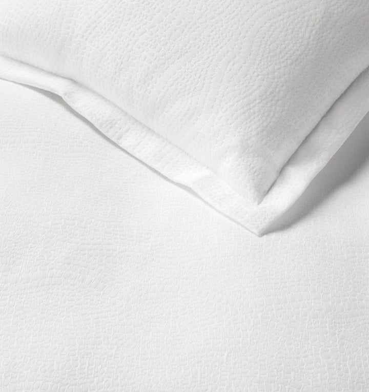 Cobblestones Coverlet White