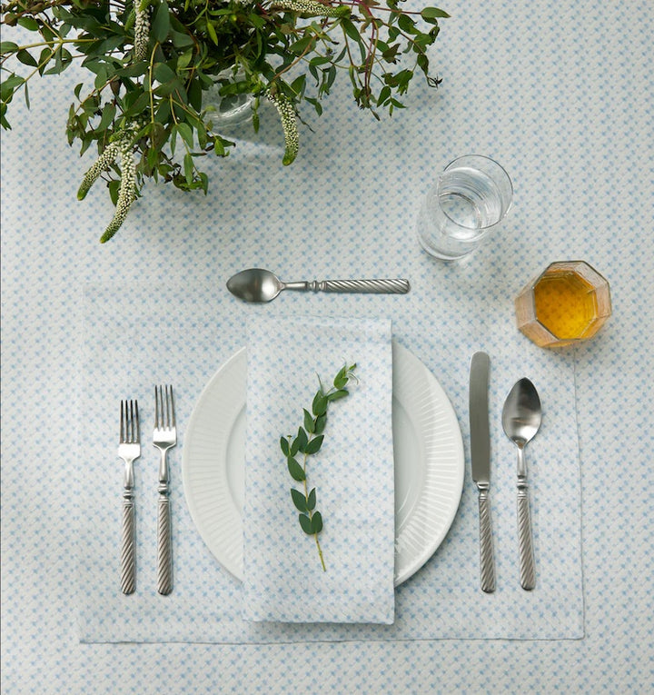 Abruzzo Table Linens in Blue