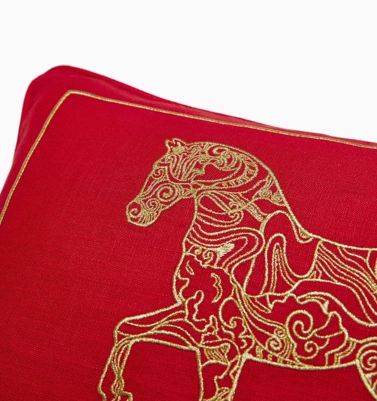 Year of the Horse in Red and Gold