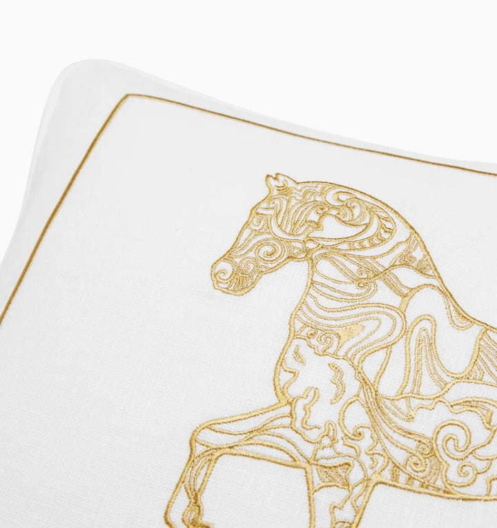 Year of the Horse in White and Gold