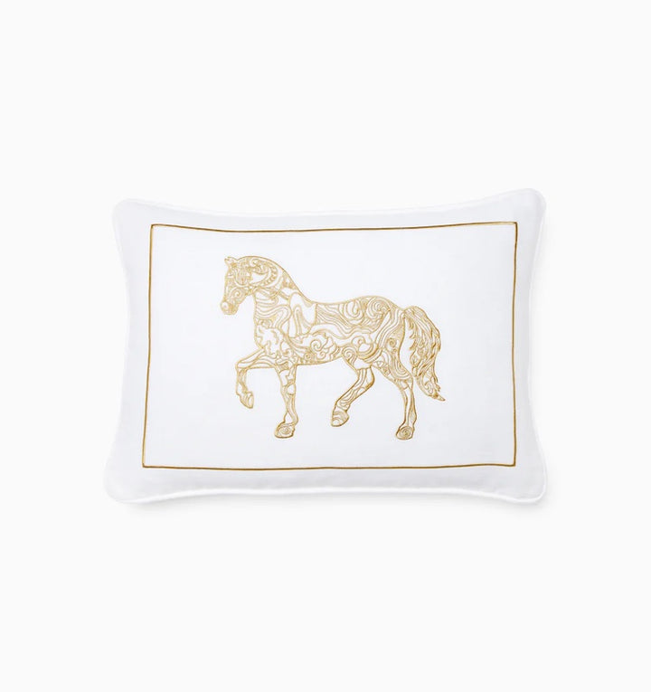 Year of the Horse in White and Gold