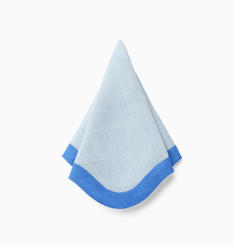 Ondulato Napkins Sky and Cobalt