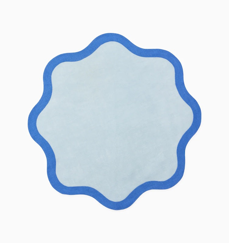 Ondulato Napkins Sky and Cobalt