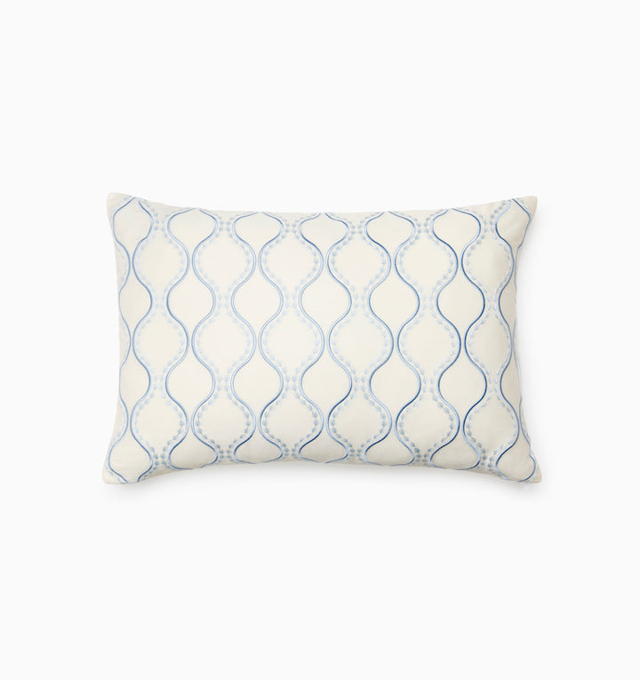 Isabella Decorative Pillow Ivory/Sea