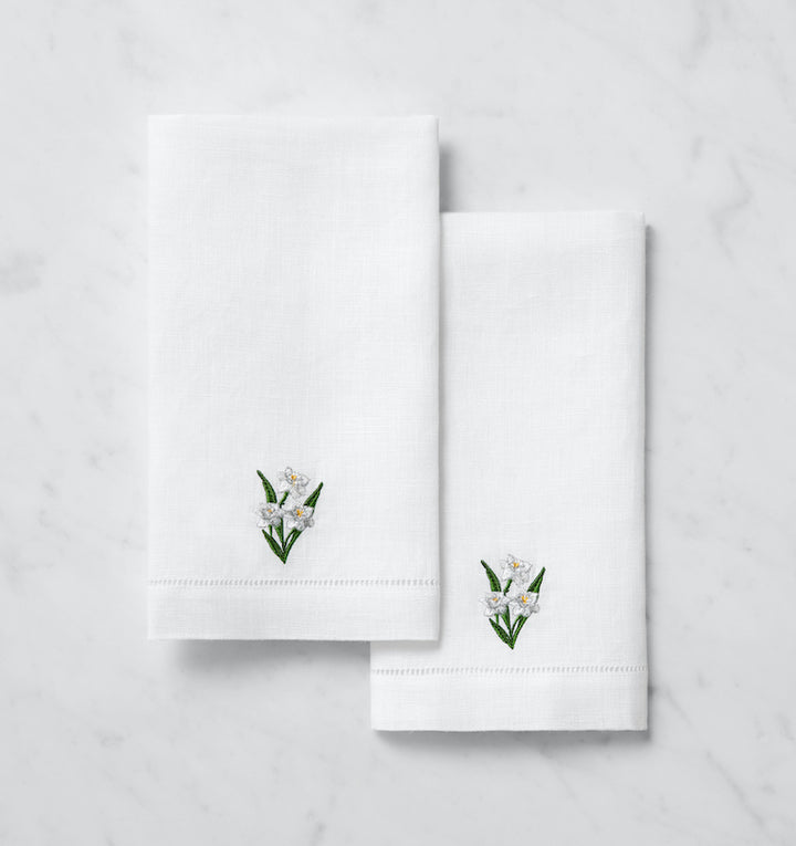 Fiorenza Guest Towels December Narcissus