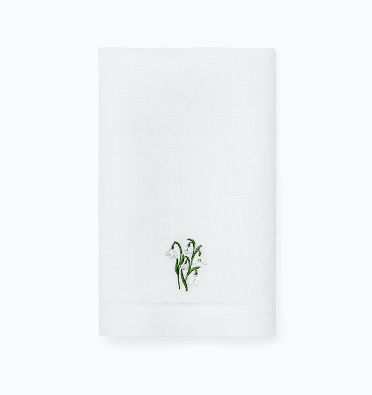 Fiorenza Guest Towels January Snowdrop