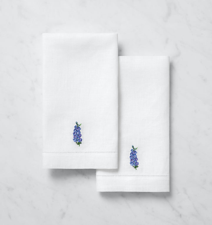 Fiorenza Guest Towels July Larkspur