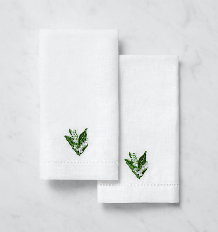 Fiorenza Guest Towels May Lily Of The Valley