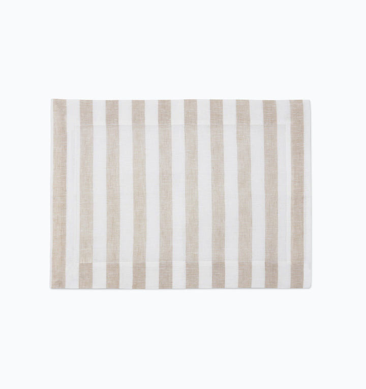 Stramare Table Linens in White and Natural