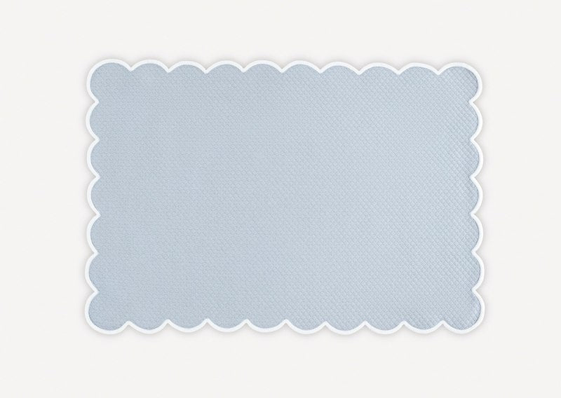 Matouk Savannah Gardens Table Linens Light Blue