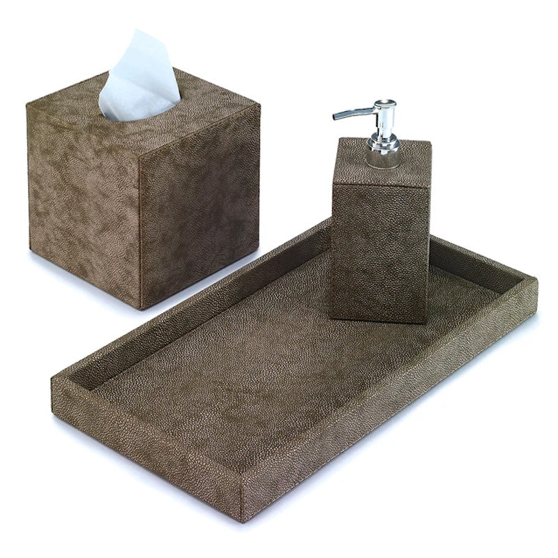 Stingray Bath Accessories in Bronze