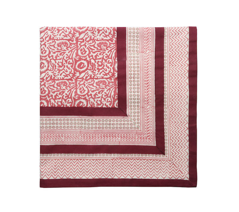 Zahara Tablecloth in Red
