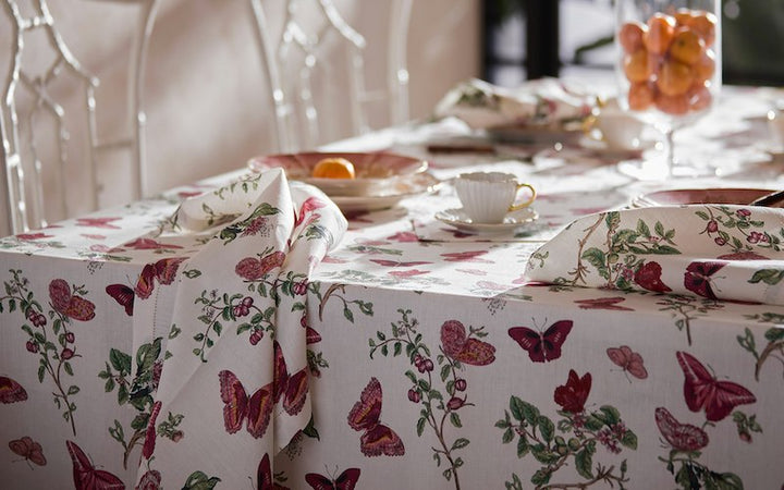 Matouk Schumacher Baudin Butterfly Table Linens