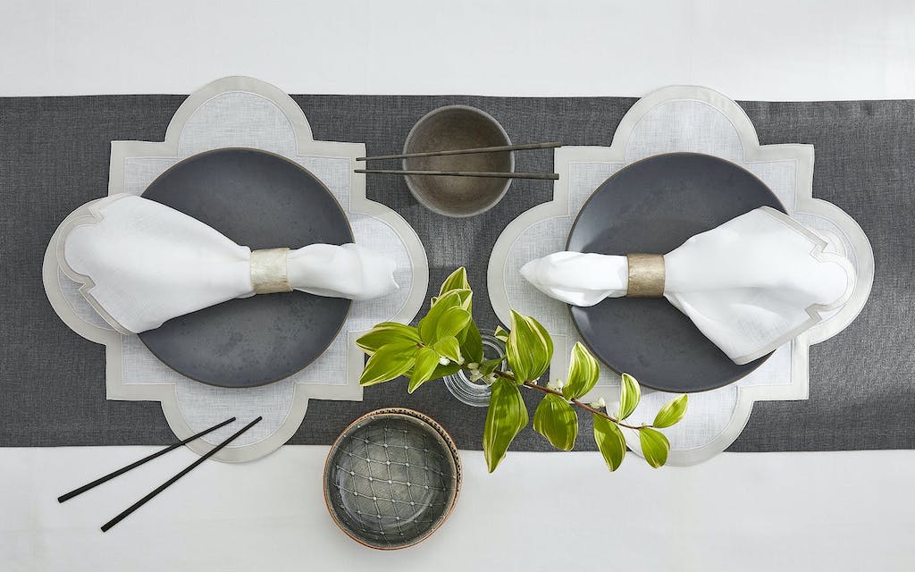 Matouk Mirasol Table Linens Grass