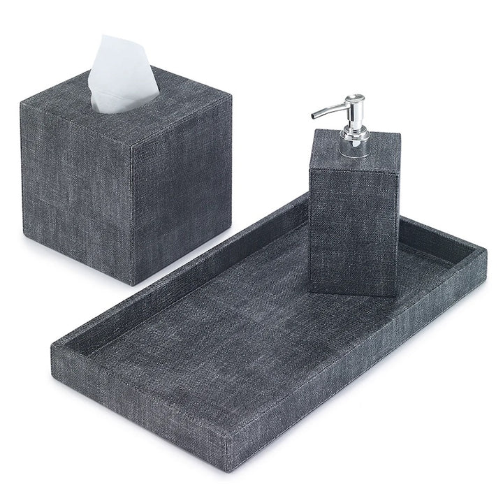 Luster Bath Accessories in Smoke