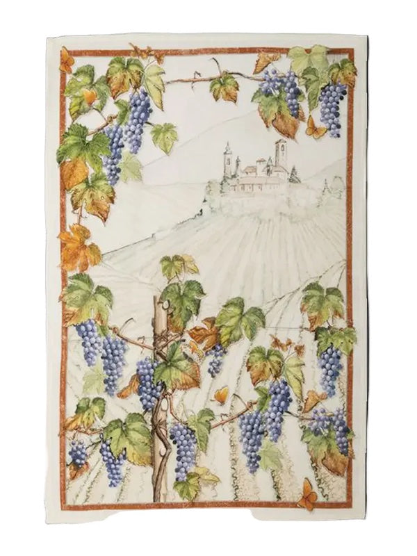 Violetta Kitchen Towel Cabernet