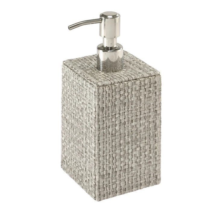 Wicker Bath Accessories in Pebble
