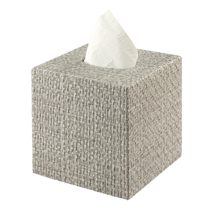 Wicker Bath Accessories in Pebble