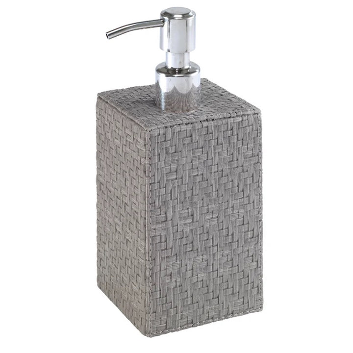 Wicker Bath Accessories in Gray