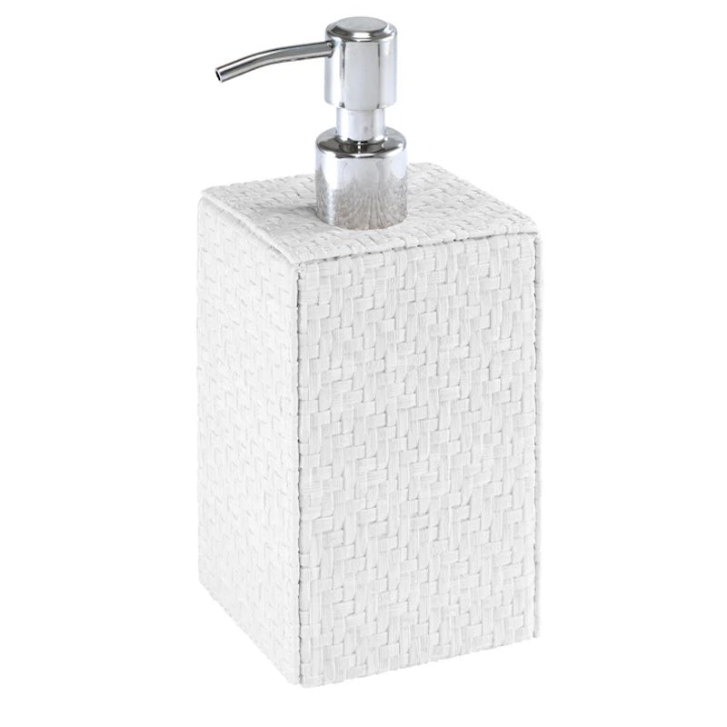 Wicker Bath Accessories in White