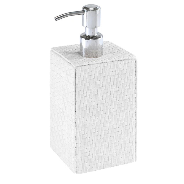 Wicker Bath Accessories in White