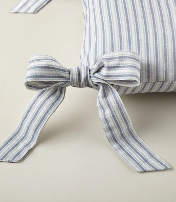Caitlin Oblong Pillow Stipe Wedgewood
