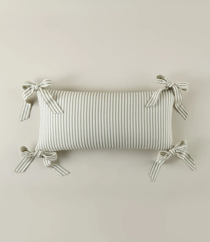 Caitlin Oblong Pillow Stipe Moss