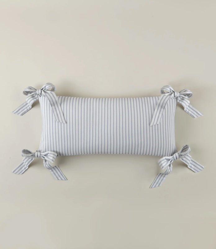 Caitlin Oblong Pillow Stipe Wedgewood