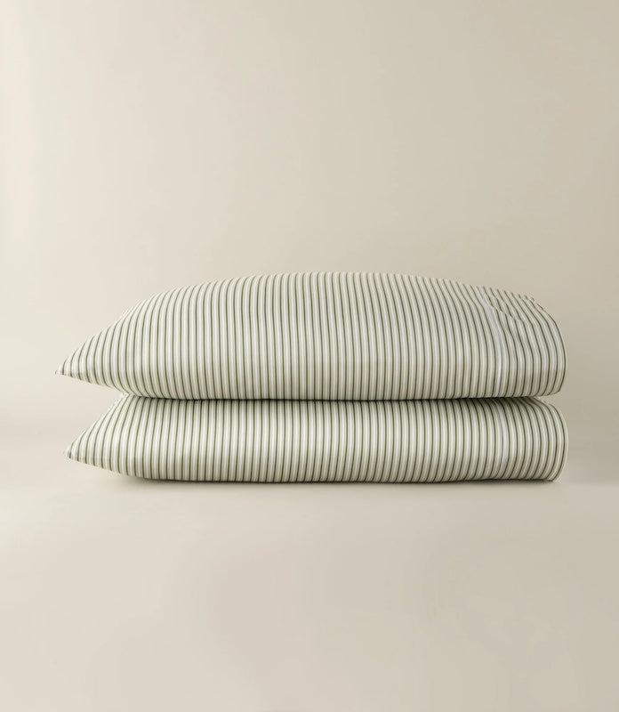 Windsor Stripe Classic Printed Sheet Set Moss