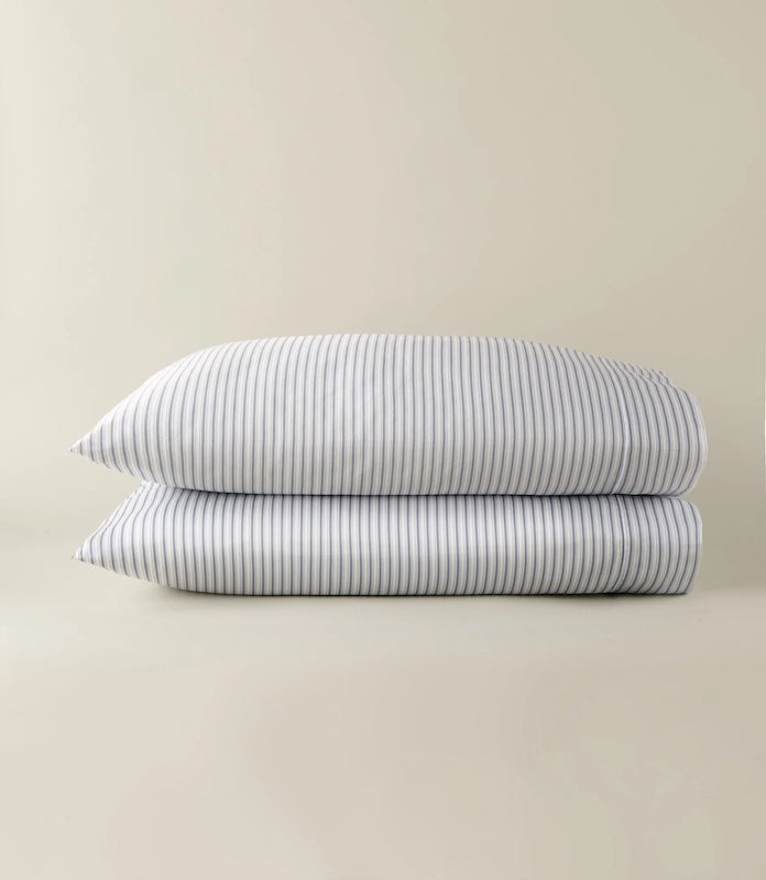 Windsor Stripe Classic Printed Sheet Set Wedgewood