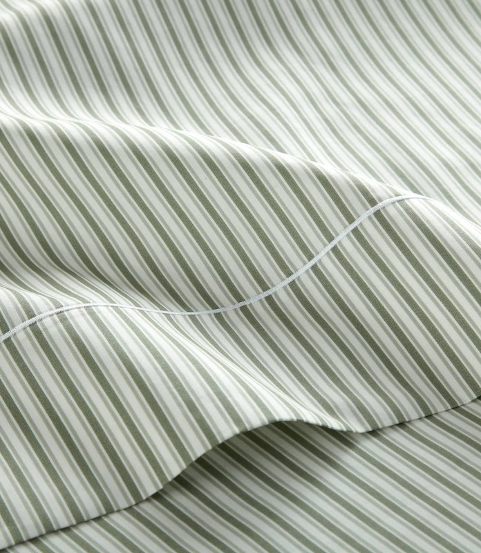 Windsor Stripe Classic Printed Sheet Set Moss