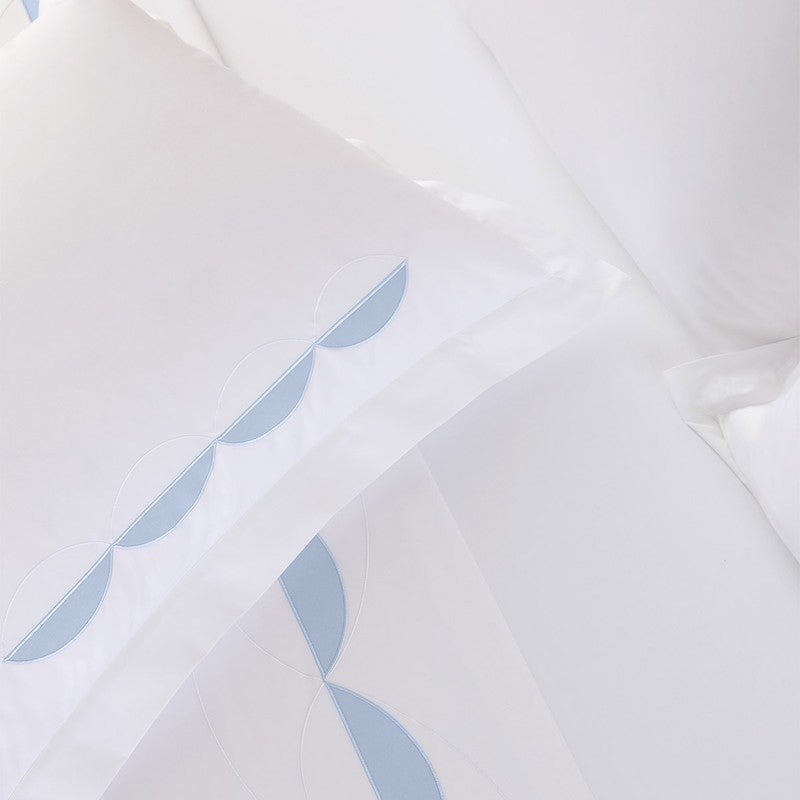 Couture Theorie Bed Collection Blanc and Celeste