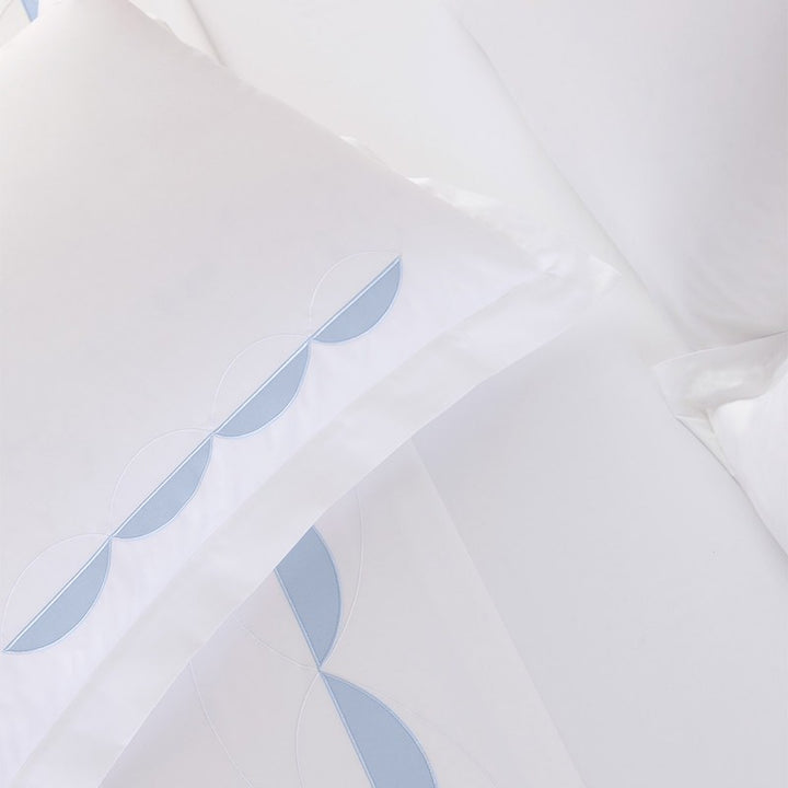 Couture Theorie Bed Collection Blanc and Celeste