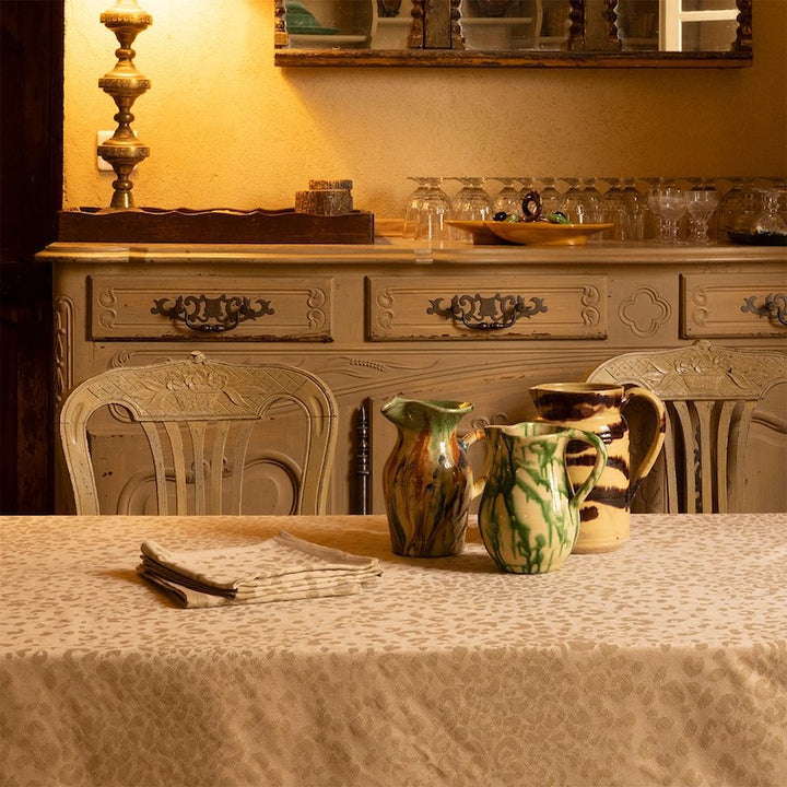Leopard Table Linens Dore