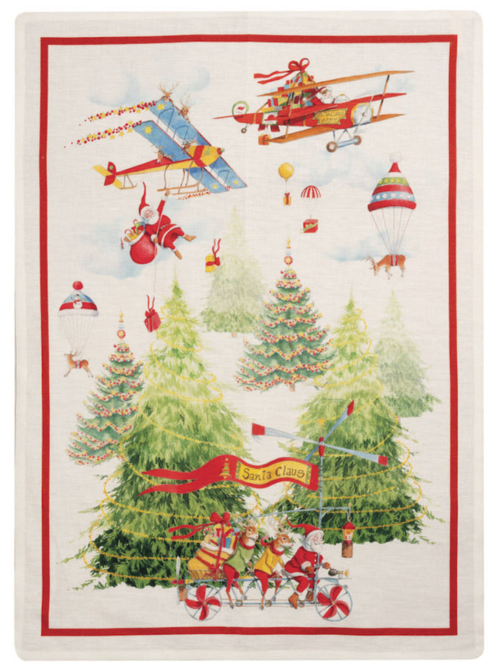 Air Christmas Red Kitchen Towel