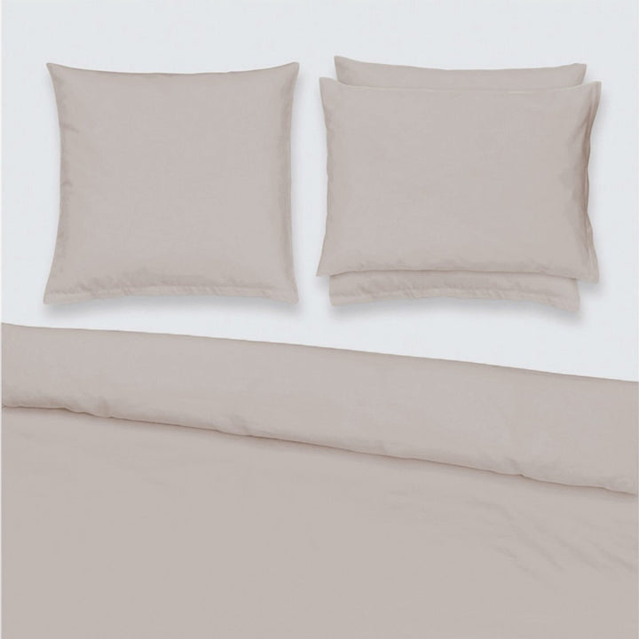 Satin Uni Fitted Sheets Almond