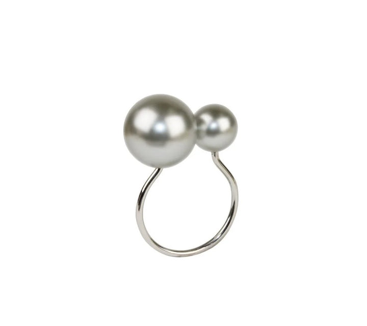 Pearl Napkin Ring in Silver