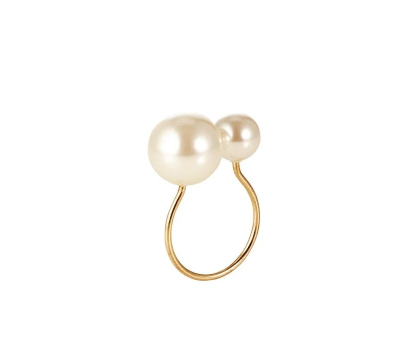 Pearl Napkin Ring in Gold