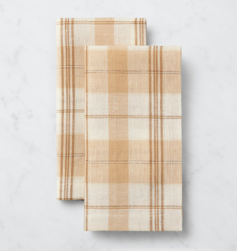 Masseria Table Linens Almond/Oyster